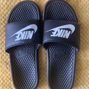 OG Black Nike Slides